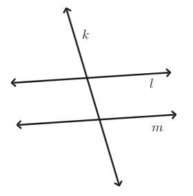 Parallel lines cut by a transversal